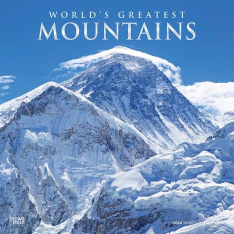 Mountains, World's Greatest 2024 Square Foil, Kalender
