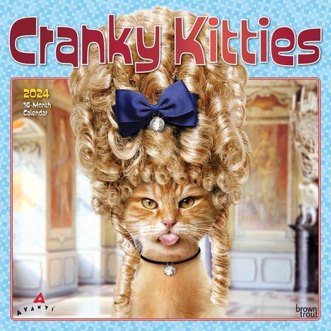 Avanti Cranky Kitties 2024 Square Foil, Kalender