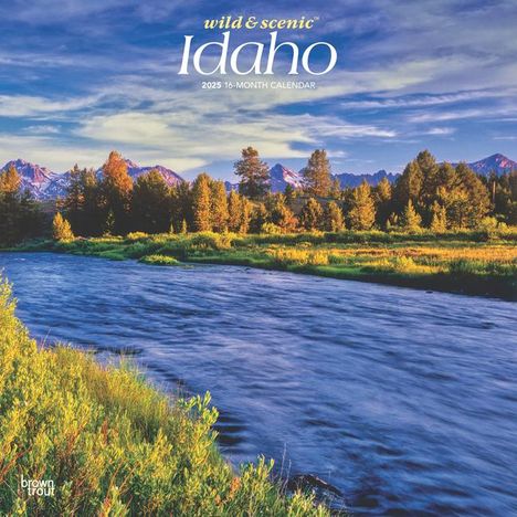 Browntrout: Idaho Wild &amp; Scenic 2025 12 X 24 Inch Monthly Square Wall Calendar Plastic-Free, Kalender