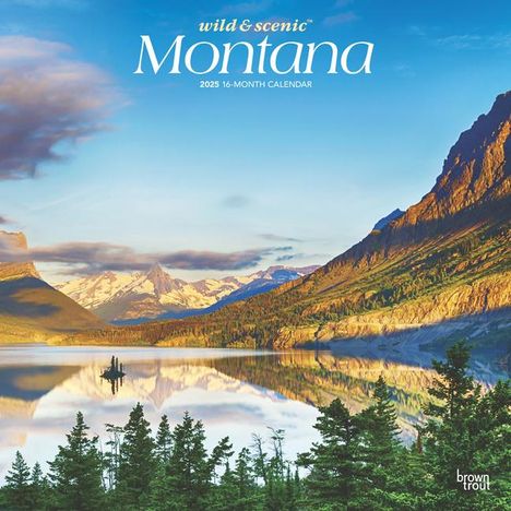 Browntrout: Montana Wild &amp; Scenic 2025 12 X 24 Inch Monthly Square Wall Calendar Plastic-Free, Kalender