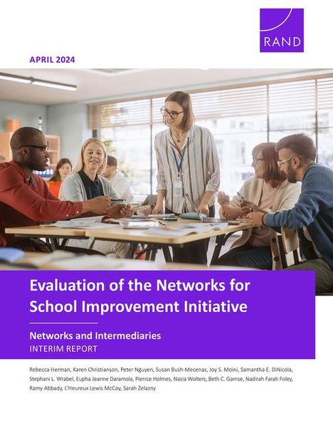 Rebecca Herman: Evaluation of the Networks for School Improvement Initiative--Networks and Intermediaries, Buch