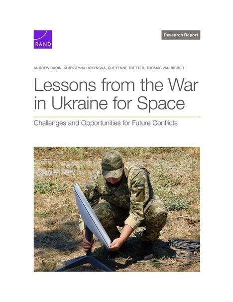 Andrew Radin: Lessons from the War in Ukraine for Space, Buch