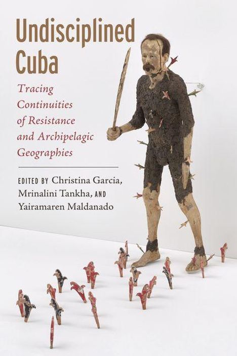 „Undisciplined Cuba: Tracing Continuities of Resistance and Archipelagic Geographies“. Skulptur eines Mannes mit Pfeilen.