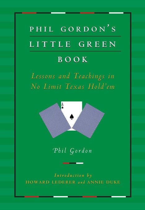 Phil Gordon: Phil Gordon's Little Green Book, Buch