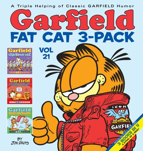 Jim Davis: Garfield Fat Cat 3-Pack #21, Buch