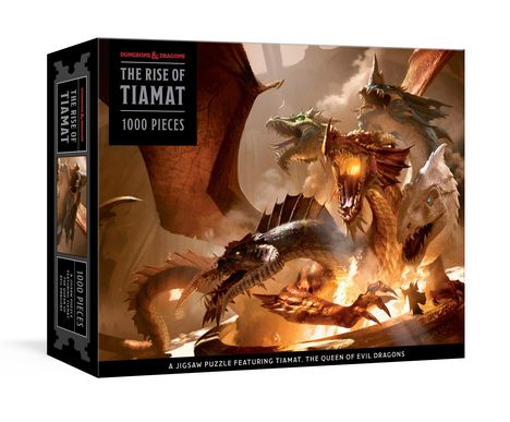 Official Dungeons &amp; Dragons Licensed: The Rise of Tiamat Dragon Puzzle (Dungeons &amp; Dragons): 1000-Piece Jigsaw Puzzle Featuring the Queen of Evil Dragons: Jigsaw Puzzles for Adults, Spiele