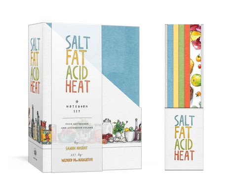Samin Nosrat: Salt Fat Acid Heat 4-Notebk Se, Diverse
