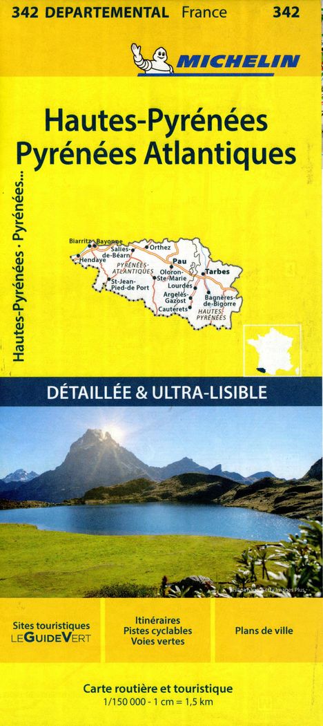 Michelin Hautes-Pyrénées (Baskenland), Karten