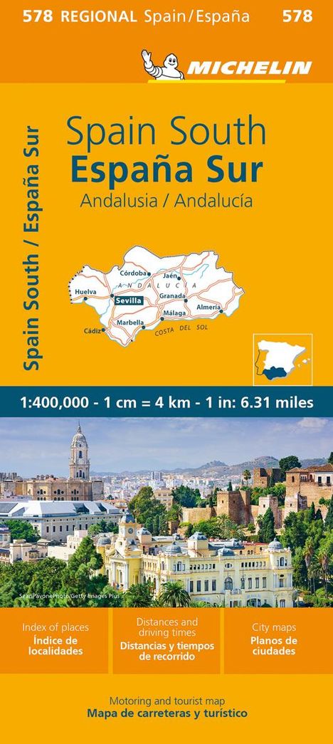 Michelin Andalusien, Karten