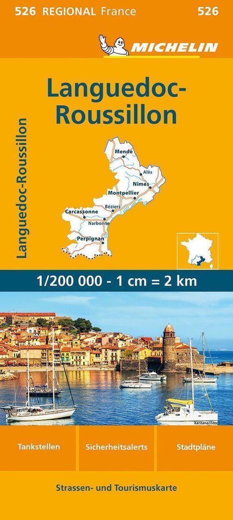 Michelin Languedoc-Roussillon, Karten