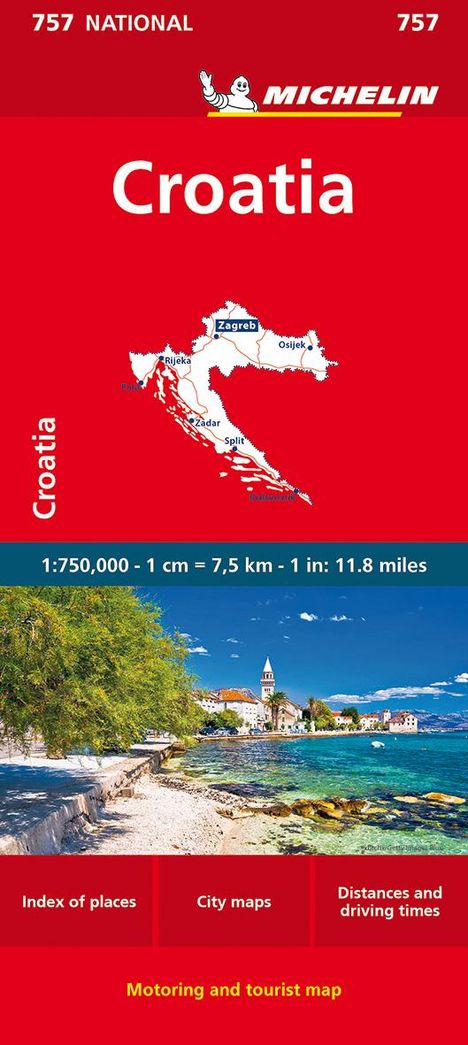 Michelin: Michelin Kroatien, Karten