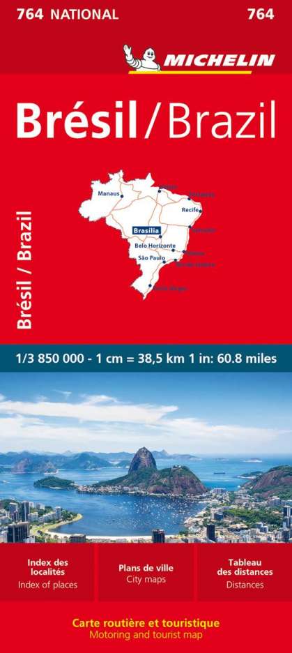 Michelin Brasilien, Karten