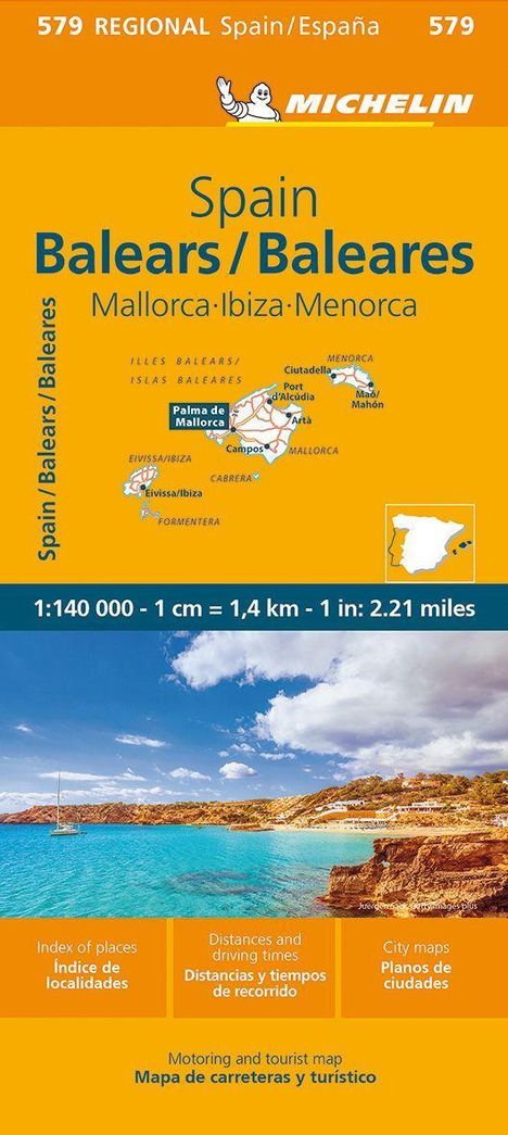 Balears - Michelin Regional Map 579, Karten