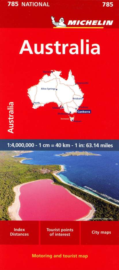 Michelin Australien, Karten