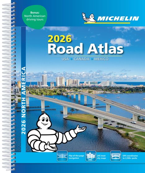 Michelin: Michelin North America Road Atlas 2026, Buch
