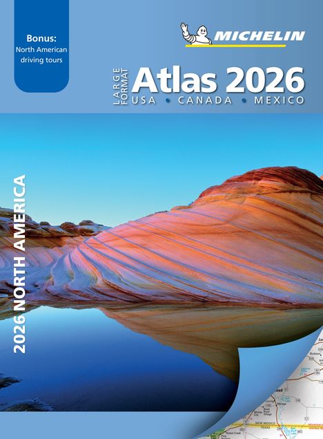 Michelin: Michelin North America Large Format Road Atlas 2026, Buch