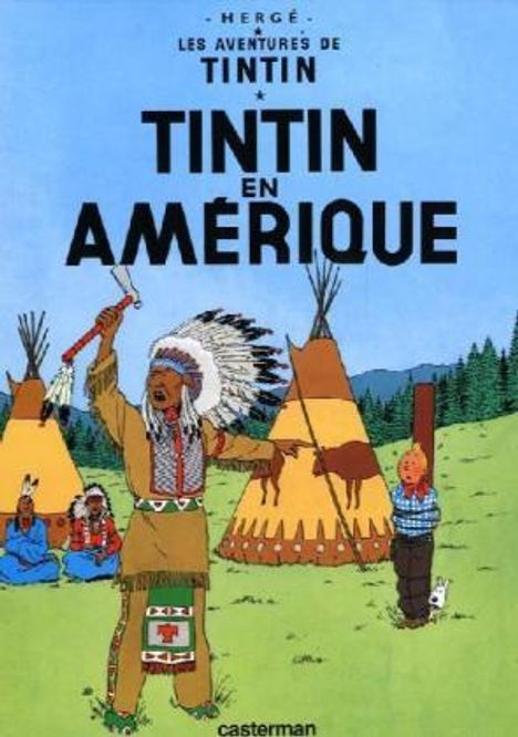 Herge: Les Aventures de Tintin 03. Tintin en Amerique, Buch