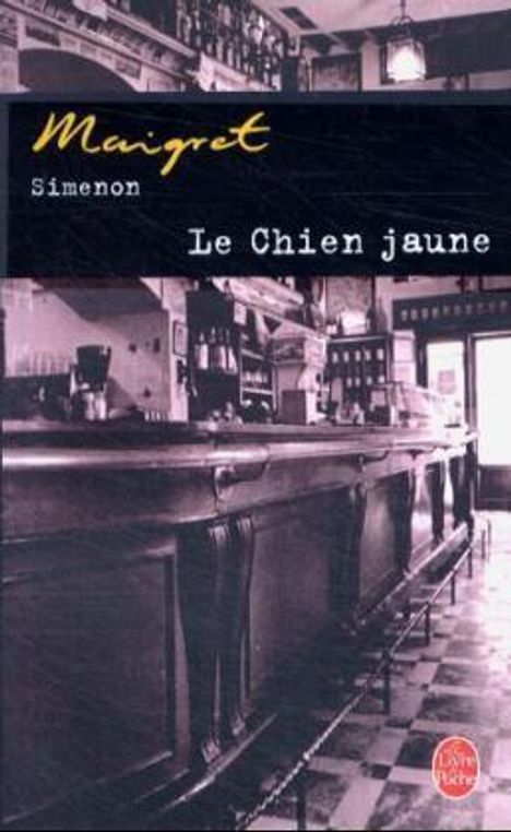 Georges Simenon: Le Chien Jaune, Buch