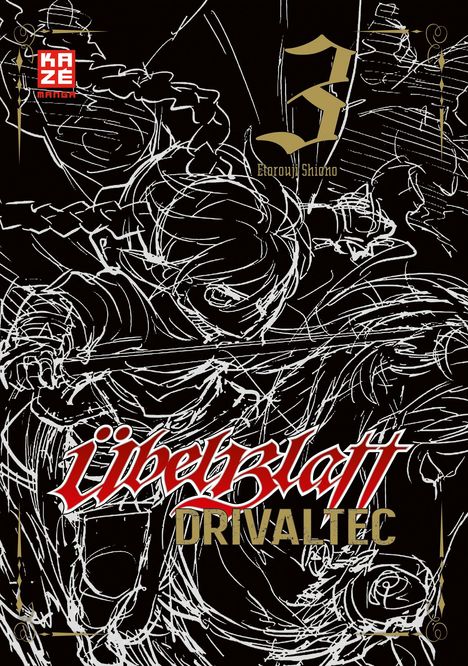 Etorouji Shiono: Übel Blatt: Drivaltec (3-in-1-Edition) - Band 3, Buch