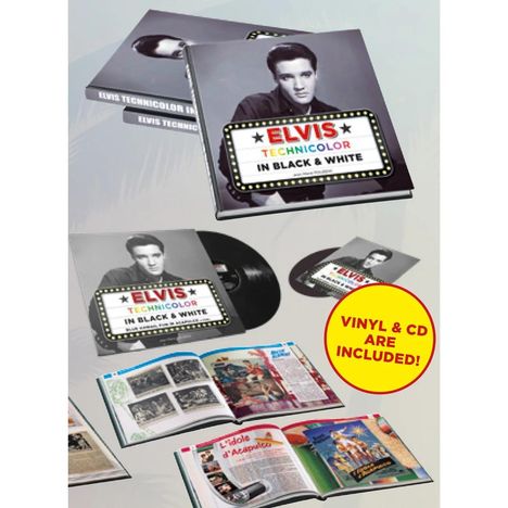 Technicolor In Black &amp; White (Limited Edition) (Buch, CD, 10"Vinyl), 1 Buch, 1 Single 10" und 1 CD