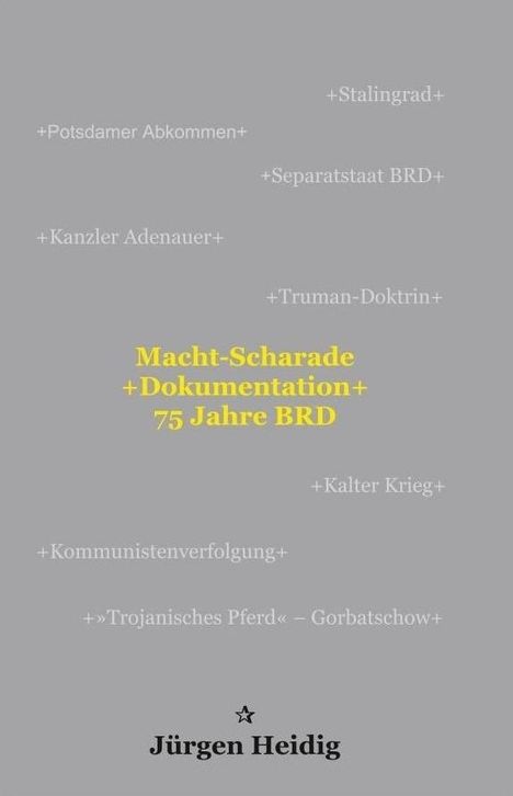 Jürgen Heidig: 'Macht-Scharade +Dokumentation+ 75 Jahre BRD', Buch