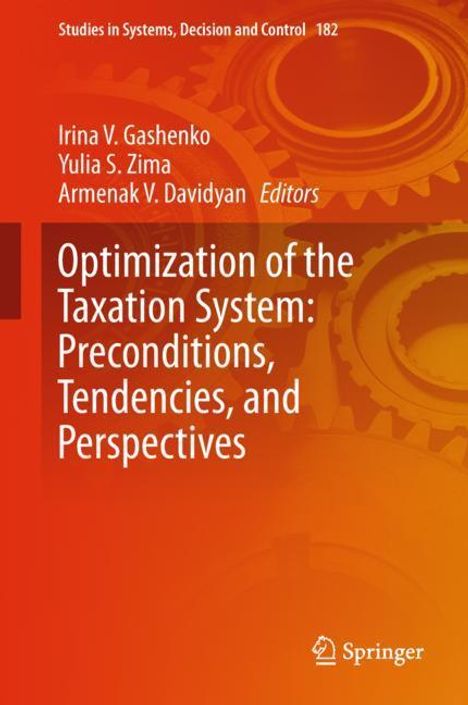 Optimization of the Taxation System: Preconditions, Tendencies and Perspectives, Buch