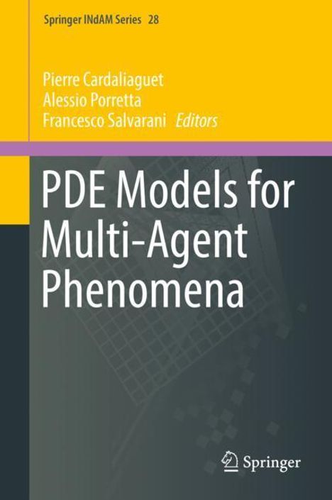 PDE Models for Multi-Agent Phenomena, Buch