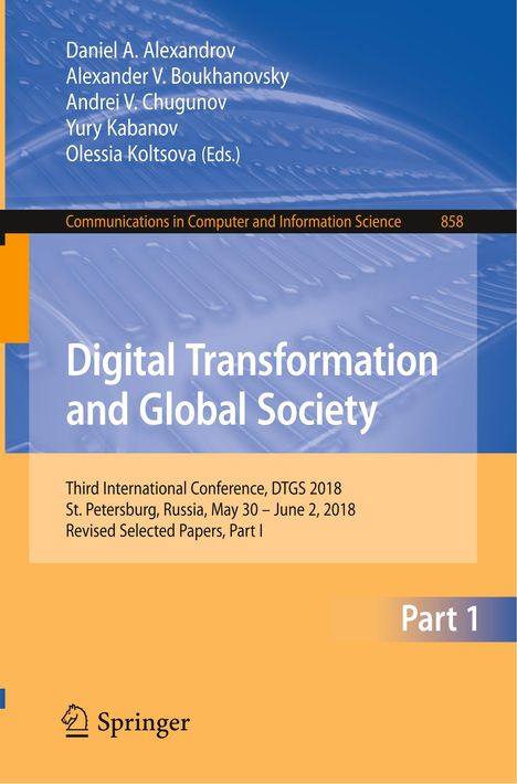Digital Transformation and Global Society, Buch