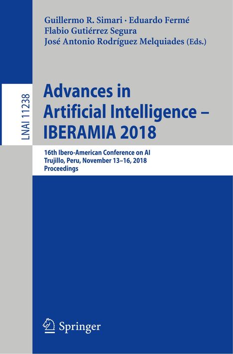Advances in Artificial Intelligence - IBERAMIA 2018, Buch