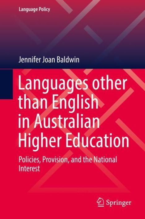 Jennifer Joan Baldwin: Languages other than English in Australian Higher Education, Buch
