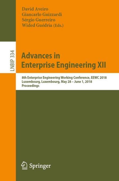 Advances in Enterprise Engineering XII, Buch
