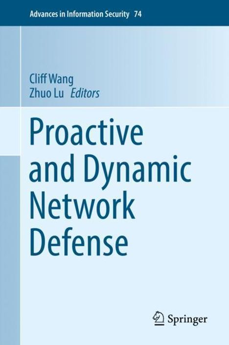Proactive and Dynamic Network Defense, Buch
