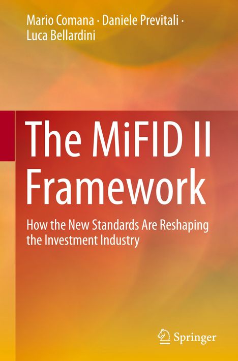 Mario Comana: The MiFID II Framework, Buch