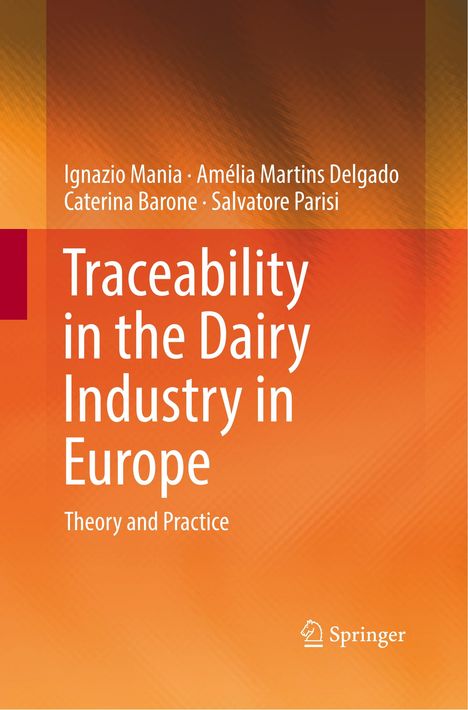 Ignazio Mania: Traceability in the Dairy Industry in Europe, Buch