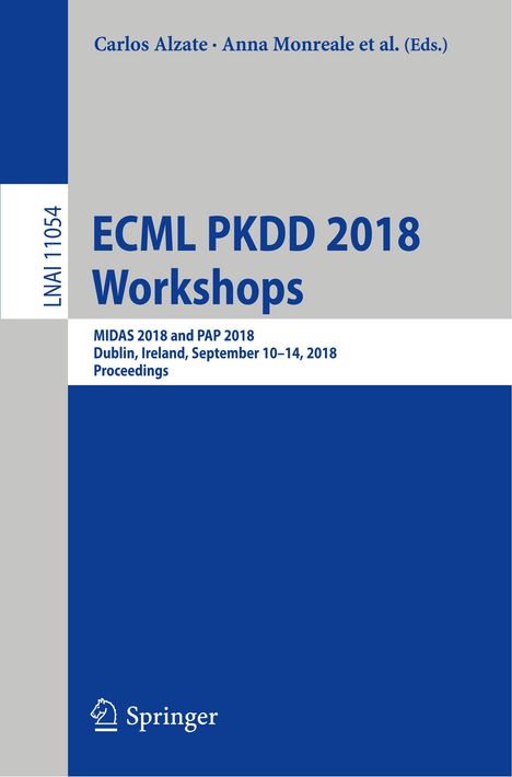 ECML PKDD 2018 Workshops, Buch