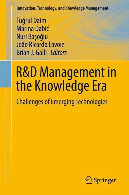 R&D Management in the Knowledge Era, Buch