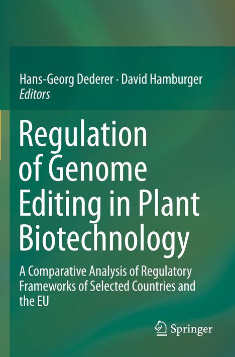 Regulation of Genome Editing in Plant Biotechnology, Buch
