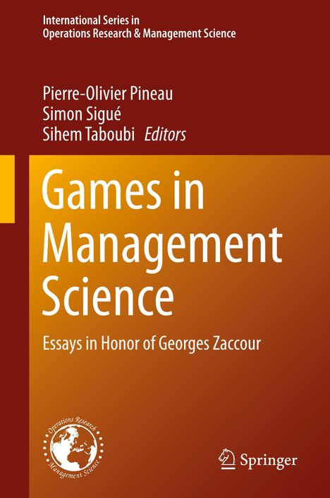Games in Management Science, Buch