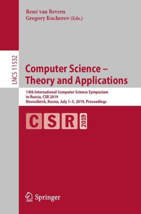 Computer Science ¿ Theory and Applications, Buch