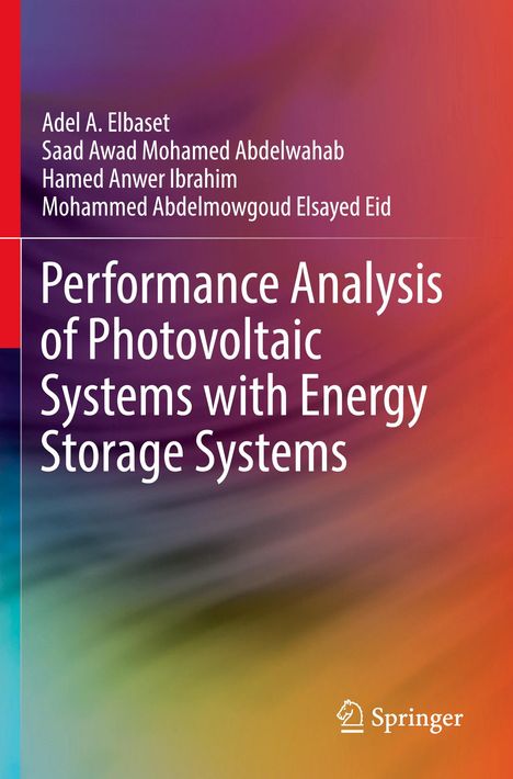 Adel A. Elbaset: Performance Analysis of Photovoltaic Systems with Energy Storage Systems, Buch