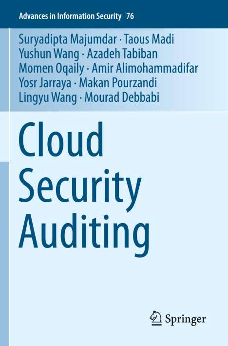 Suryadipta Majumdar: Cloud Security Auditing, Buch