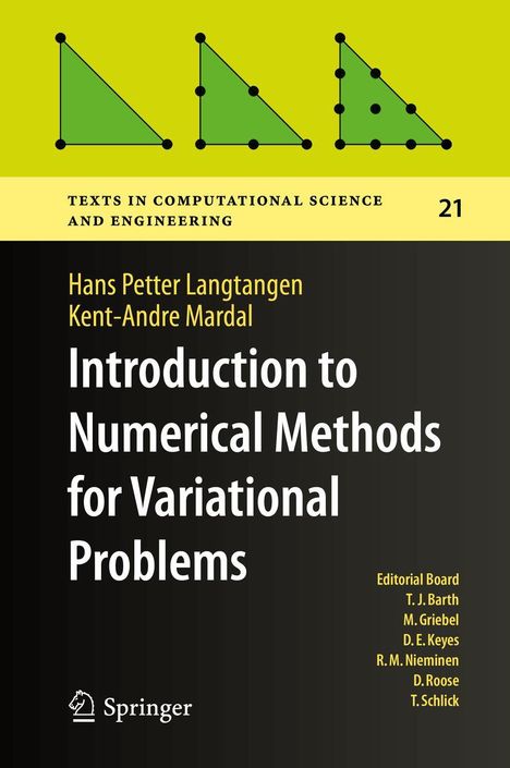 Kent-Andre Mardal: Introduction to Numerical Methods for Variational Problems, Buch