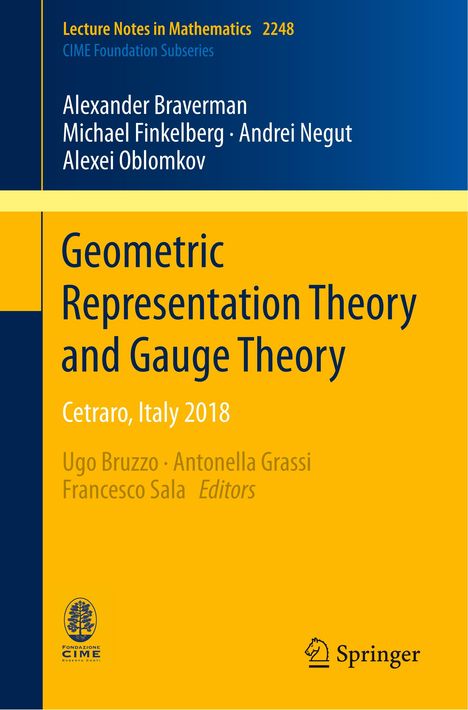 Alexander Braverman: Geometric Representation Theory and Gauge Theory, Buch