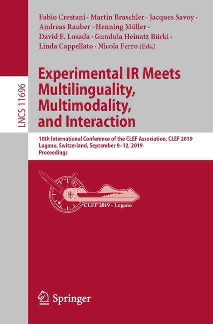 Experimental IR Meets Multilinguality, Multimodality, and Interaction, Buch
