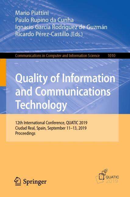 Quality of Information and Communications Technology, Buch