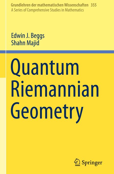 Shahn Majid: Quantum Riemannian Geometry, Buch