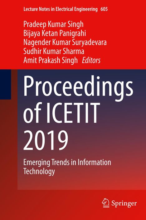 Proceedings of ICETIT 2019, Buch