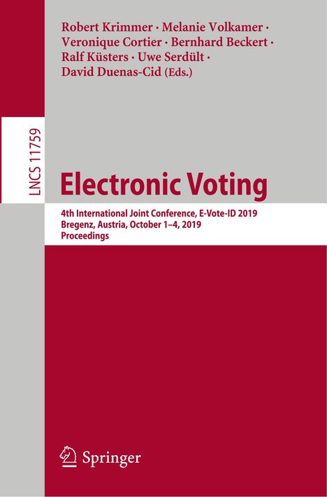Electronic Voting, Buch