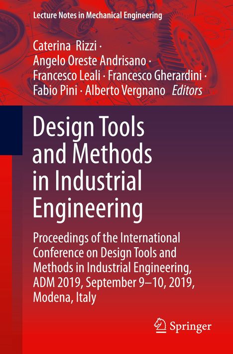 Design Tools and Methods in Industrial Engineering, Buch