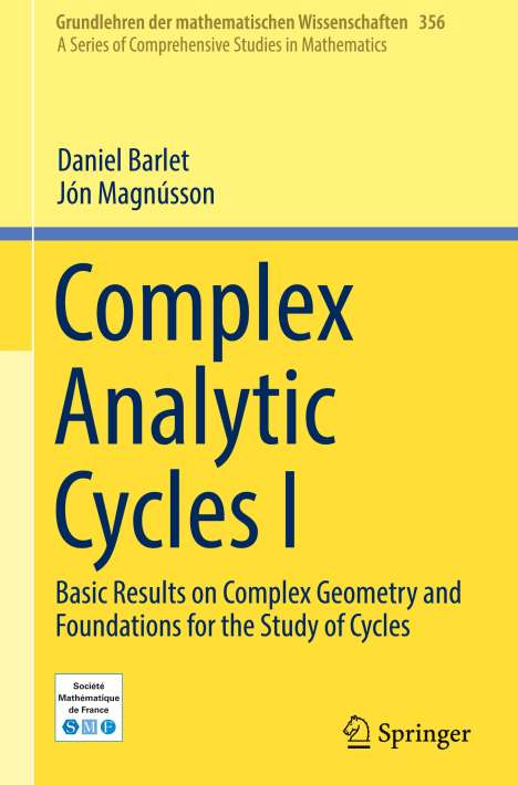 Daniel Barlet: Complex Analytic Cycles I, Buch